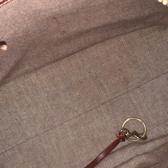 DOONEY & BOURKE LARGE FLORENTINE BROWN ZEBRA PRINT LEATHER HANDBAG - Picture 12 of 15